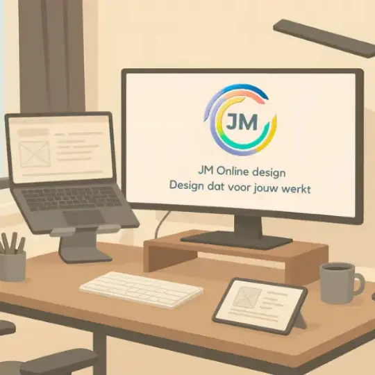 Webdesigner in regio Enkhuizen en West-Friesland werkt aan een WordPress-website